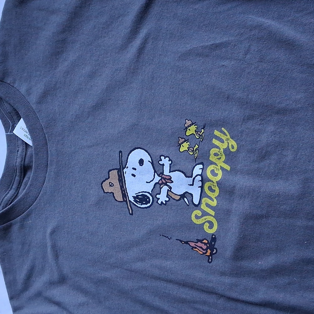 Peanuts Charcoal Snoopy Scout T-Shirt